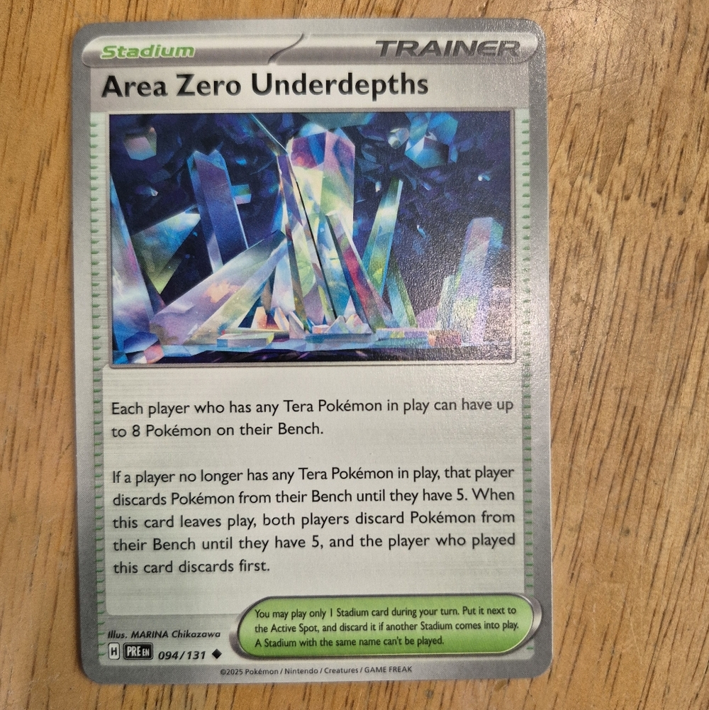 🔥 QTY 7 Pokemon Area Zero Underdepths Stadium Trainer Card
